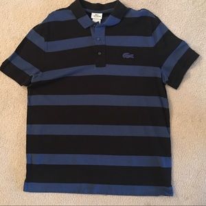 Lacoste striped polo